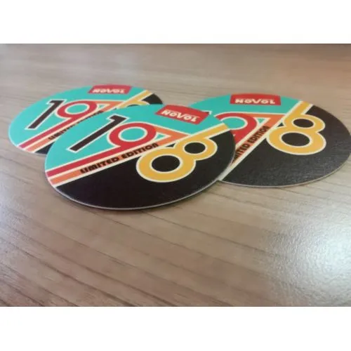 Sous-bocks personnalisés - Carton absorbant impression 1 ou 2 faces