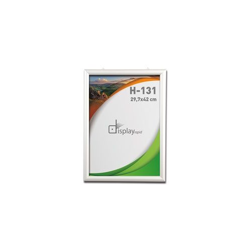 Porte-affiche PVC horizontal format A8 personnalisable