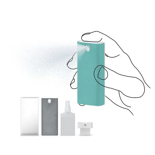 Spray Nettoyant Écran 2-en-1 avec Support Smartphone Personnalisable