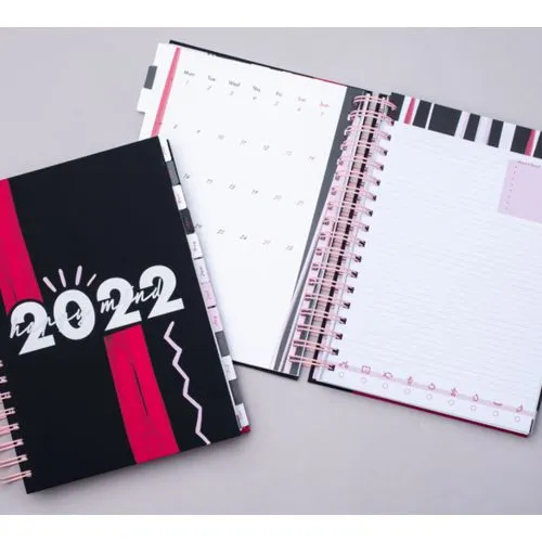 Agenda Spirale Couverture Rigide Personnalisable - Finition Premium