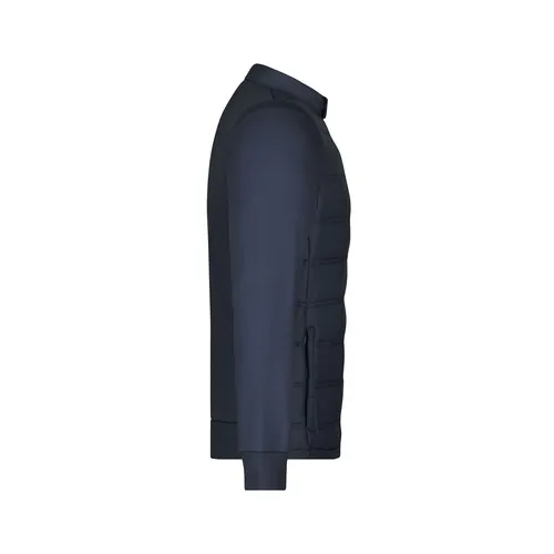 Sweat shirt zippé hybride homme