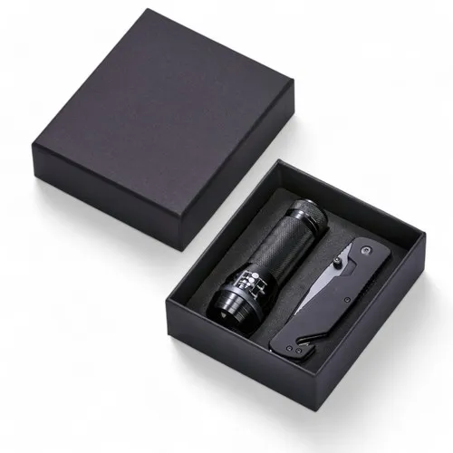 Kit d'urgence personnalisé : couteau secours + lampe LED professionnelle