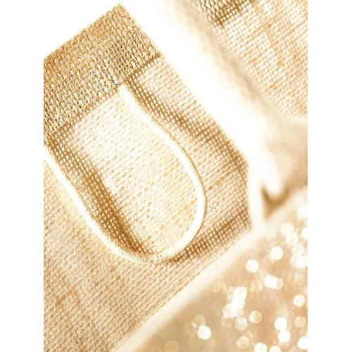 Shimmer Jute Shopper