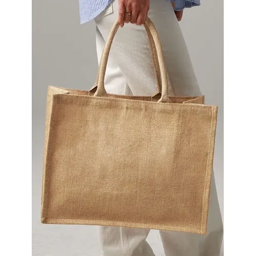 Shimmer Jute Shopper
