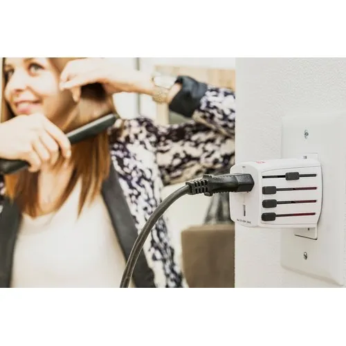Adaptateur de voyage universel personnalisable 220 pays