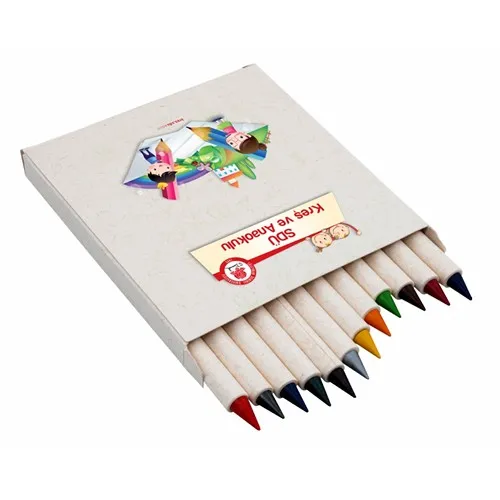 Coffret de 12 crayons de couleur Infinity / Coffret de crayons de cire