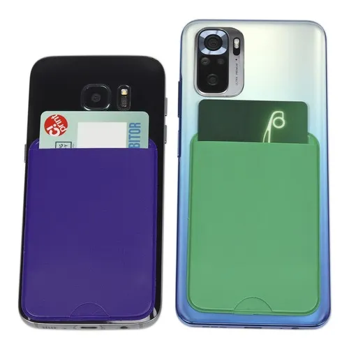 Porte-carte adhésif pour smartphone personnalisable par sérigraphie