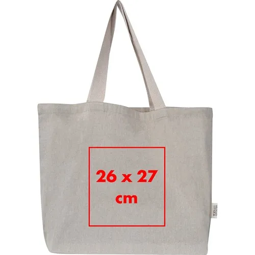 Sac Shopping Coton Recyclé 200g Personnalisable - Dès 50ex