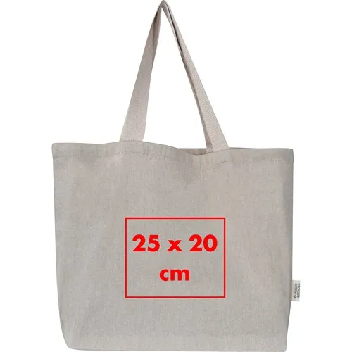 Sac Shopping Coton Recyclé 200g Personnalisable - Dès 50ex