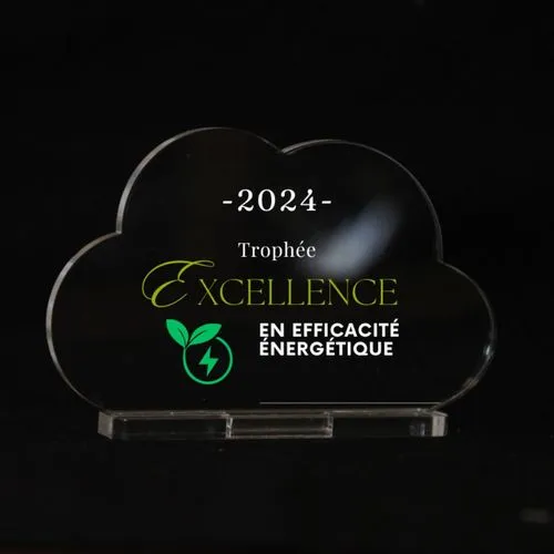 Trophée en plexiglas NUAGE - France 3 mm