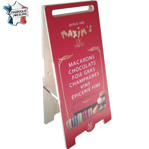 Stop Trottoir Personnalisé sur Mesure - Ardoise Craie - Fabrication FR