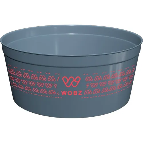 Bol personnalisé gris - Impression sérigraphie 1 couleur