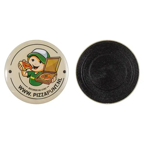 Bouton en métal 75mm avec aimant