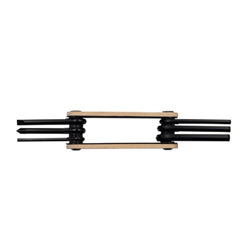 Outil multifonction en bois 6-en-1 avec clés Allen personnalisable