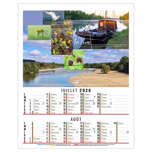 THEO 2026 - 6 FEUILLETS - BLOC SEUL SANS MARQUAGE