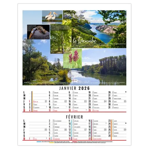 THEO 2026 - 6 FEUILLETS - BLOC SEUL SANS MARQUAGE