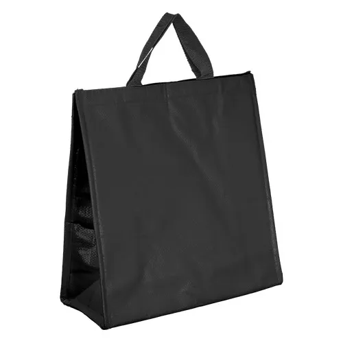 Sac Isotherme Personnalisable en Polypropylène Tissé - Noir