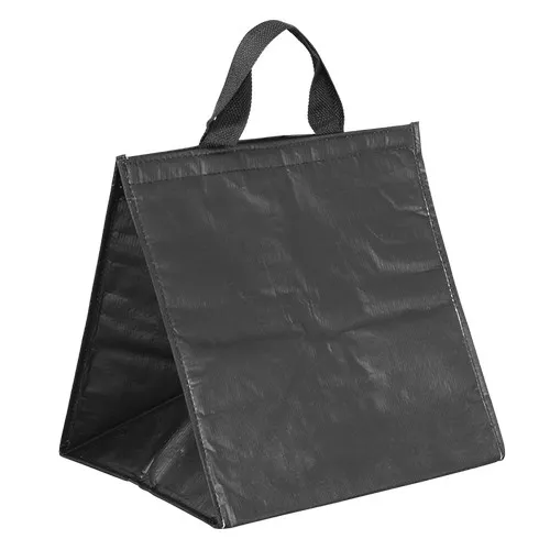 Sac Isotherme Personnalisable en Polypropylène Tissé - Noir