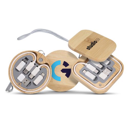 Kit de Chargement USB 2 en 1 Écologique Personnalisable