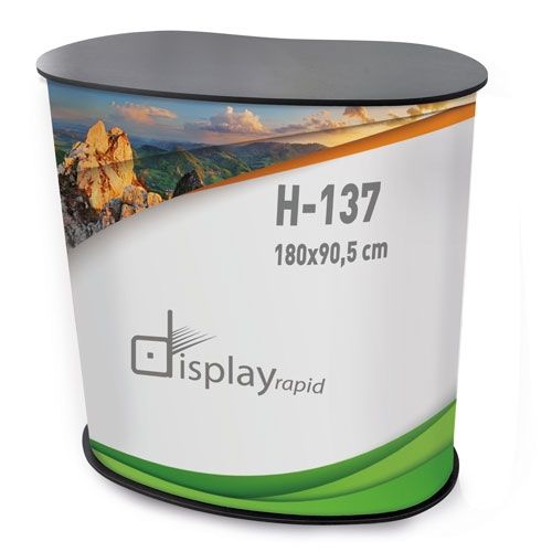 Comptoir Promotionnel Personnalisable - Stand d'Accueil Pliable