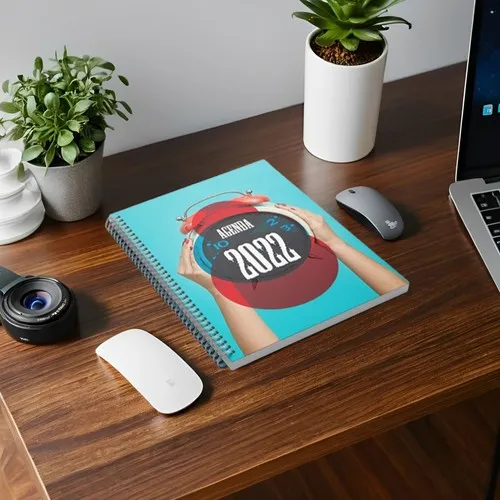 Agenda Hebdomadaire A5 Personnalisable en Polypropylène avec Élastique