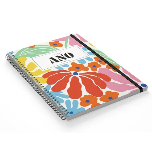 Agenda Hebdomadaire A5 Personnalisable en Polypropylène avec Élastique