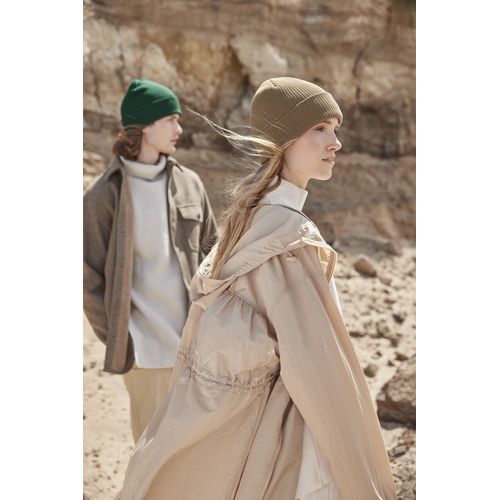 Bonnet à Pompon Mountain Peaks - Polyester Recyclé Personnalisable