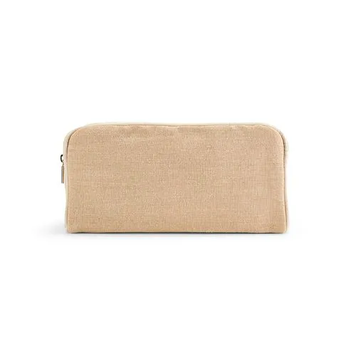 Trousse de toilette Rio 3,3L en jute 260g, avec fermeture Zip