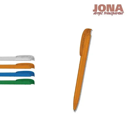 Stylo Bille Transparent Personnalisable Jona Drops