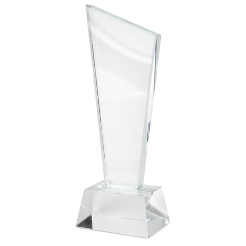 Trophée en Verre Lyra Personnalisable par Sérigraphie