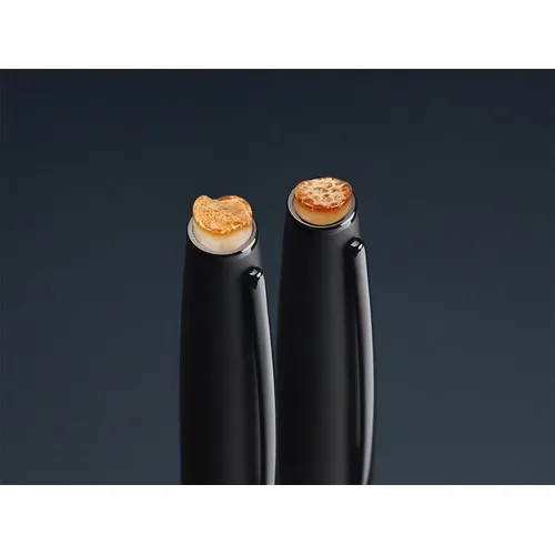 Parure de Stylos Métal Satiné - Bille et Roller Personnalisables