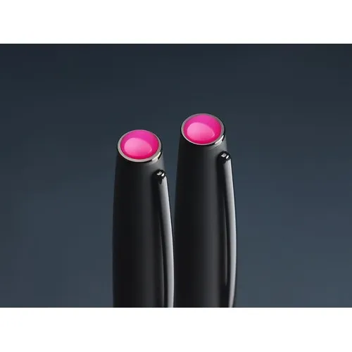 Parure de Stylos Métal Satiné - Bille et Roller Personnalisables