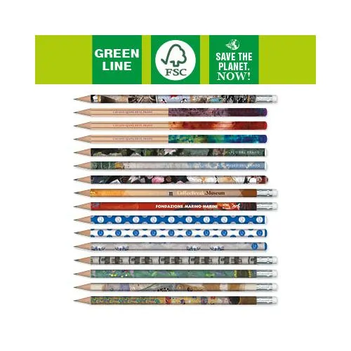 Crayon à Papier Bois Naturel Personnalisable 360° - Certifié FSC