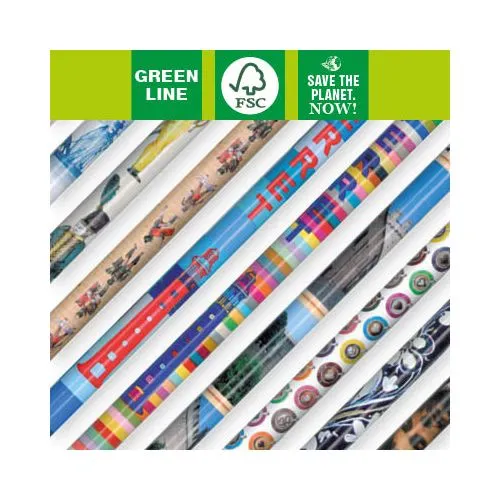 Crayon à Papier Bois Naturel Personnalisable 360° - Certifié FSC