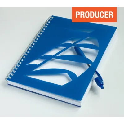 Cahier à spirale personnalisable avec couverture cartonnée