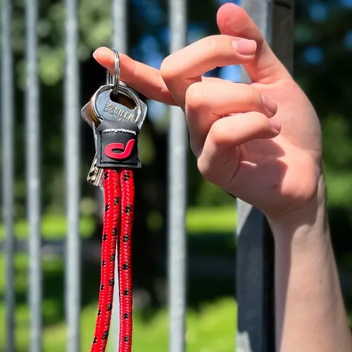 Longes Prestige Tissées Courtes avec Embout Caoutchouc Personnalisé