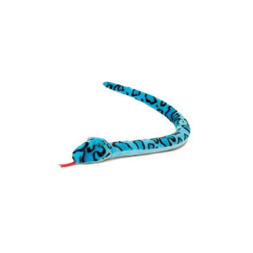 Serpent en Peluche Bleu 100 cm avec Hochet - Personnalisable