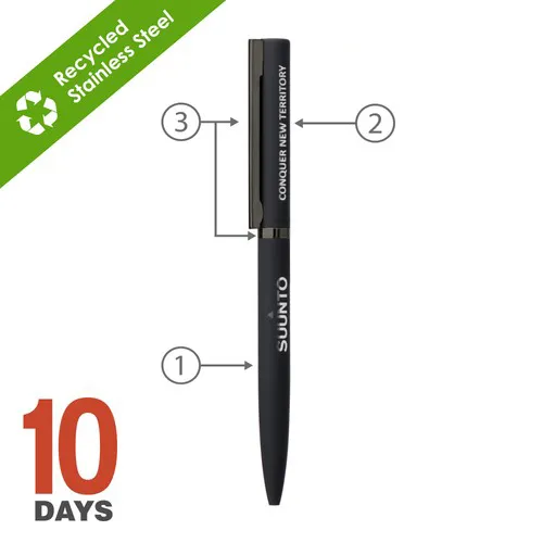 Sari, stylo à bille twist en métal STOCK