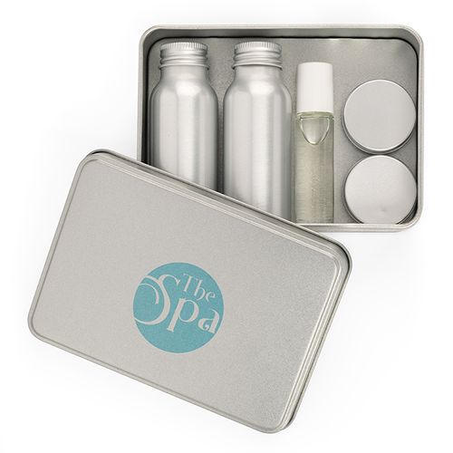 Set bien-être personnalisable en trousse PVC transparente
