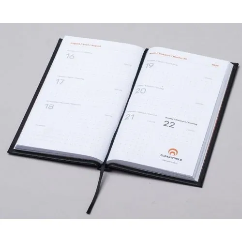 Agenda Personnalisé Couverture Rigide Matryx - Format Poche