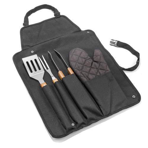 Set Barbecue 16 Pièces avec Étui - Personnalisable