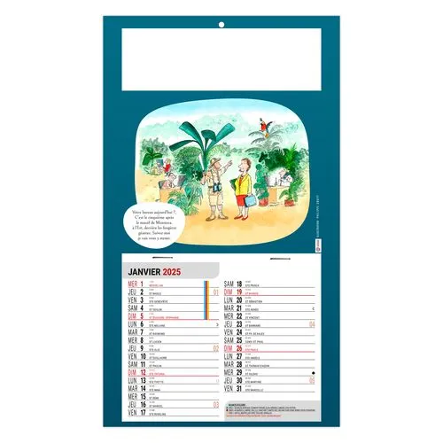 PLAQUE 1 VUE LISE 2026 - DOS CARTON - EURO BLOC - SANS MARQUAGE