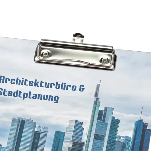 Porte-Bloc A4 Carton Personnalisable avec Pince Métallique