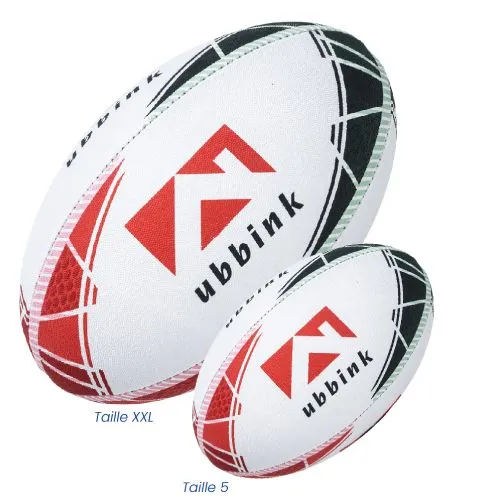 Ballon de Rugby Géant Personnalisable XL 46cm - Sérigraphie 5 Couleurs