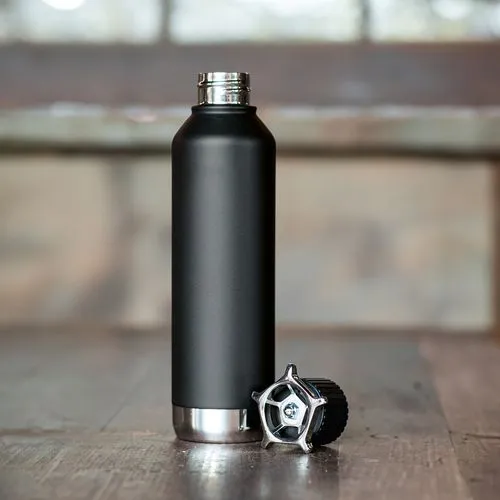 Gourde Spiglo rInox 780ml. Double paroi, étanche. Bouchon rotatif