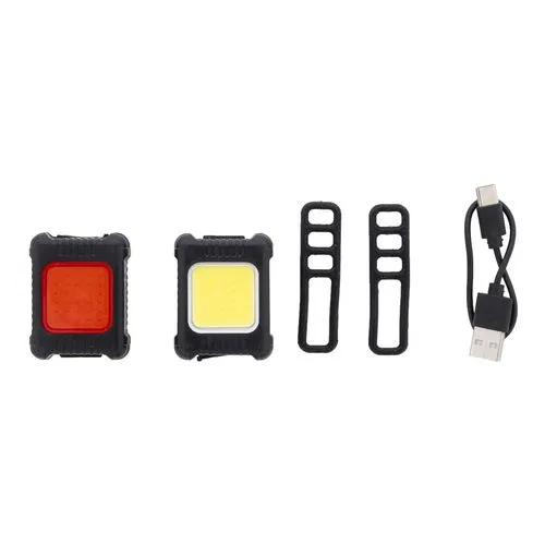 set lampes pour vélo rechargeable Bilux
