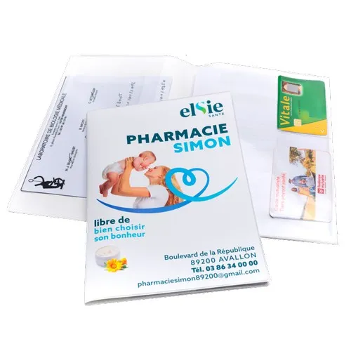 Porte-Ordonnances Éco-Conçu 4 Poches Personnalisable