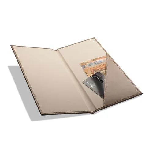 Étui à facture en cuir personnalisable - Porte-addition professionnel