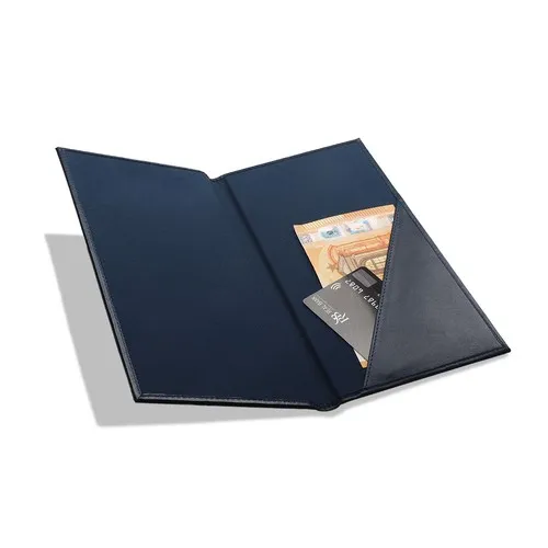 Étui à facture en cuir personnalisable - Porte-addition professionnel