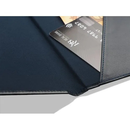 Étui à facture en cuir personnalisable - Porte-addition professionnel